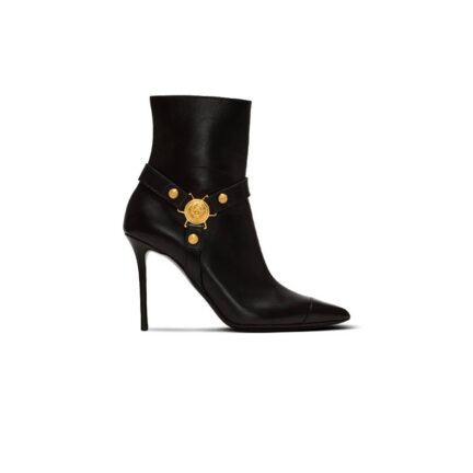 Heeled calfskin Eva ankle boots