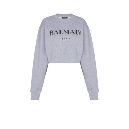 Printed Balmain crew-neck sweatshirt