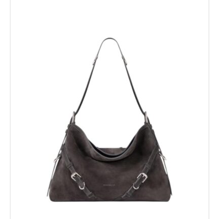 Medium Voyou bag suede