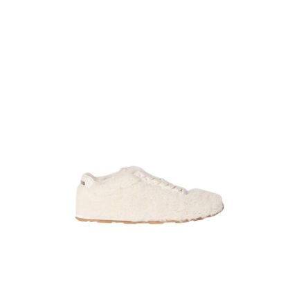Plume shearling sneakers