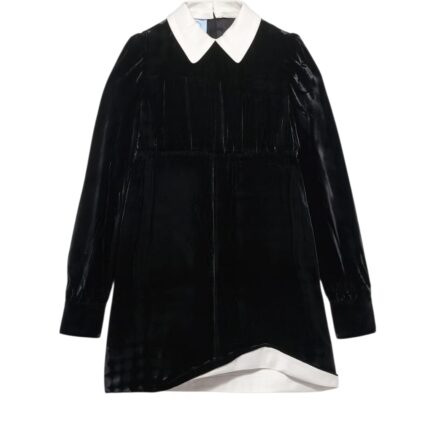 Velvet mini-dress