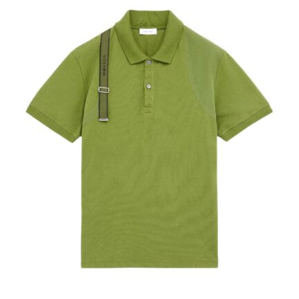 Men's Harness Polo Shirt in Green