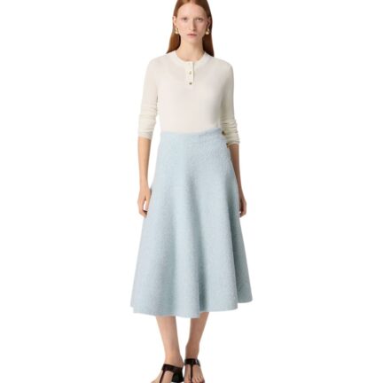 Wool Boucle Skirt