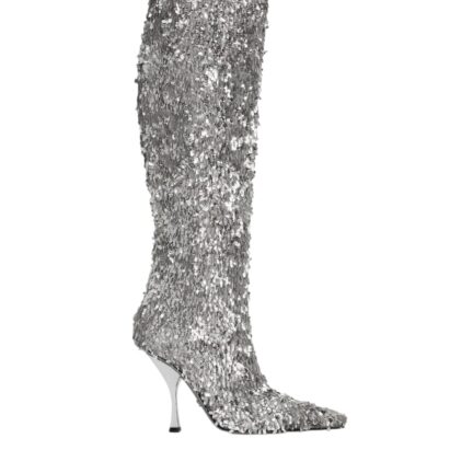 Drop sequin boots