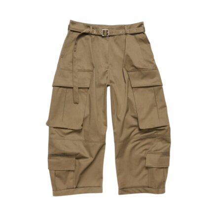 Twill cargo trousers