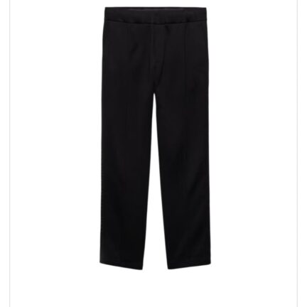 Cotton fleece pants with Re-Nylon details