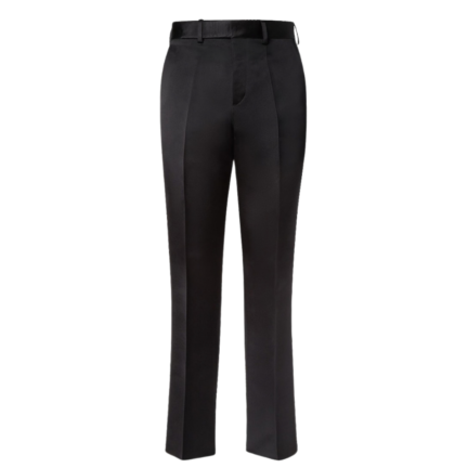 Trousers Black silk trousers