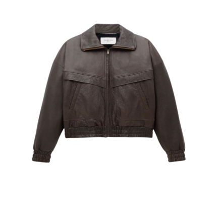 Saint Laurent jacket in bubbled lambskin