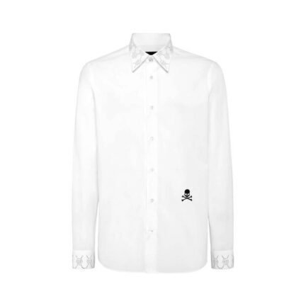 Shirt Sugar Daddy Cut LS Monogram Strass Monogram Strass