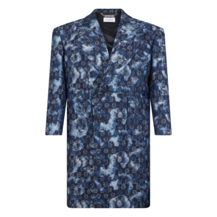 Jacquard Denim Coat Monogram