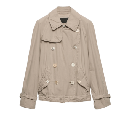 Technical cotton jacket