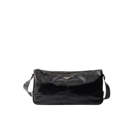 Leather shoulder bag